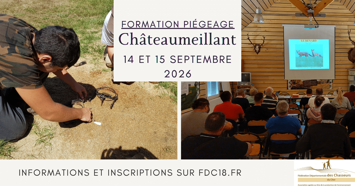 2026-08-22 Formation piégeage Chateaumeillant